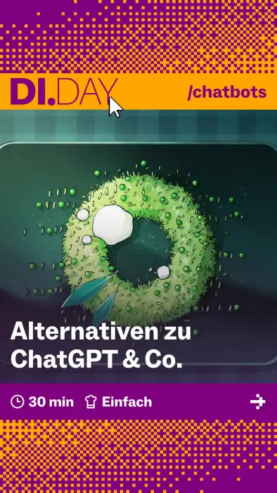 Alternativen zu ChatGPT & Co., 30 min, Einfach