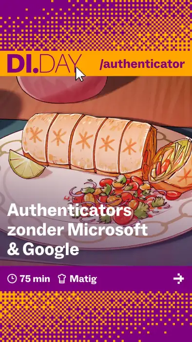 Authenticators zonder Microsoft & Google, 75 min, Matig