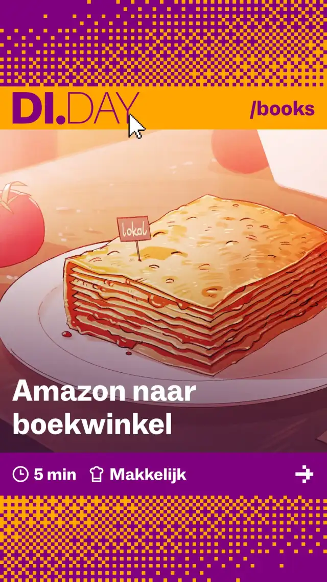 Amazon naar boekwinkel, 5 min, Makkelijk