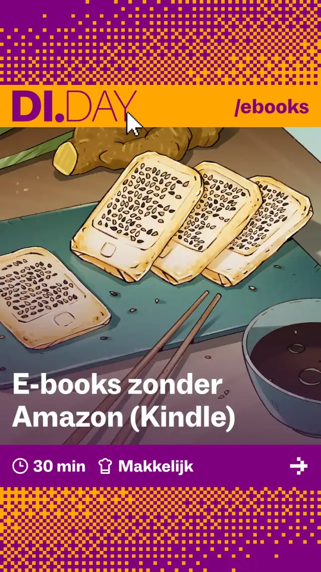 E-books zonder Amazon (Kindle), 30 min, Makkelijk