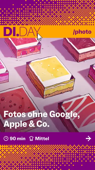Fotos ohne Google, Apple & Co., 90 min, Mittel