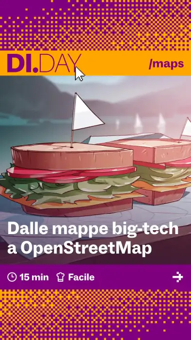 Dalle mappe big-tech a OpenStreetMap, 15 min, Facile