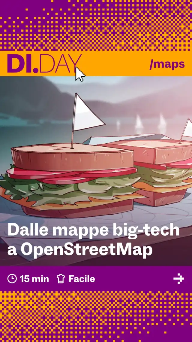 Dalle mappe big-tech a OpenStreetMap, 15 min, Facile