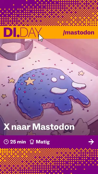 X naar Mastodon, 25 min, Matig