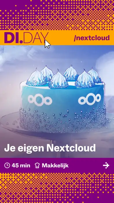 Je eigen Nextcloud, 45 min, Makkelijk