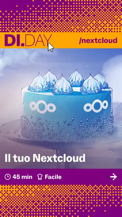 Il tuo Nextcloud, 45 min, Facile