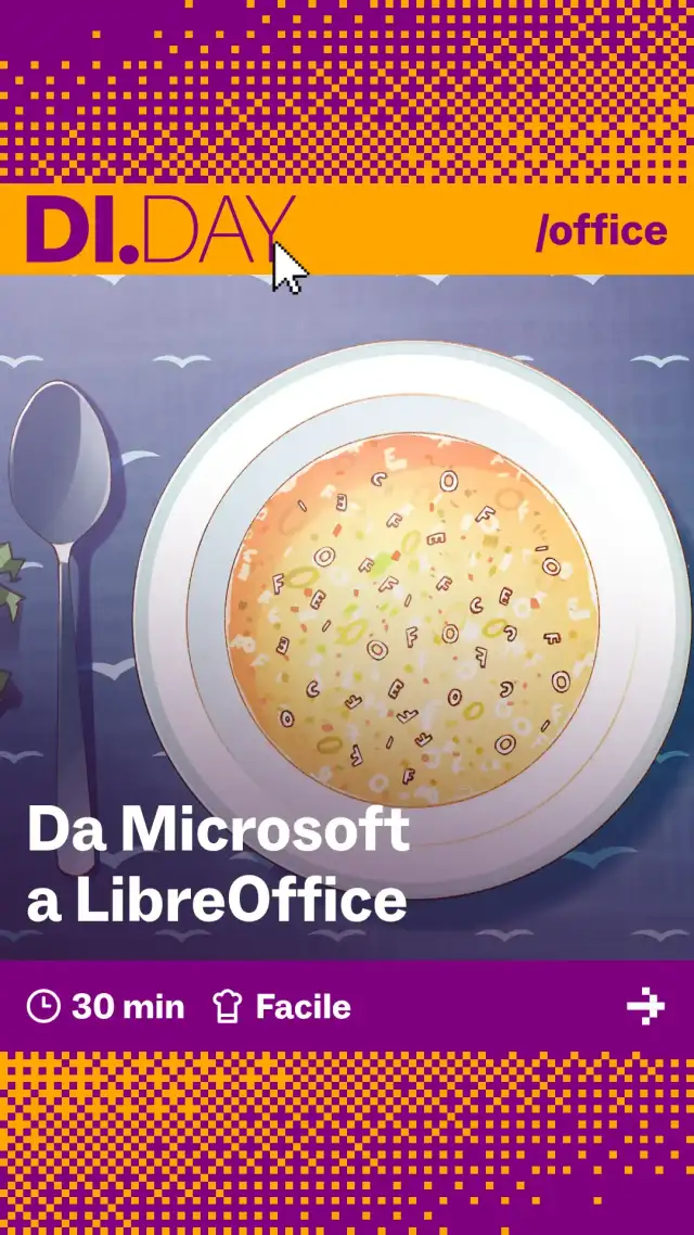 Da Microsoft a LibreOffice, 30 min, Facile