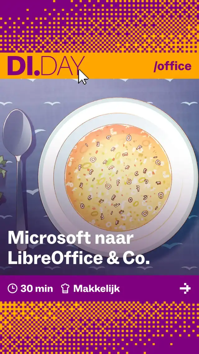 Microsoft naar LibreOffice & Co., 30 min, Makkelijk