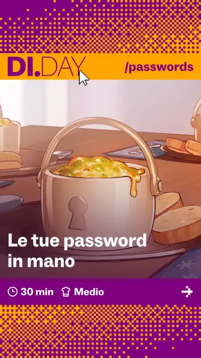 Le tue password in mano, 30 min, Medio