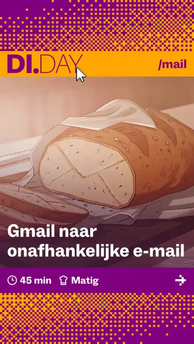 Gmail naar onafhankelijke e-mail, 45 min, Matig