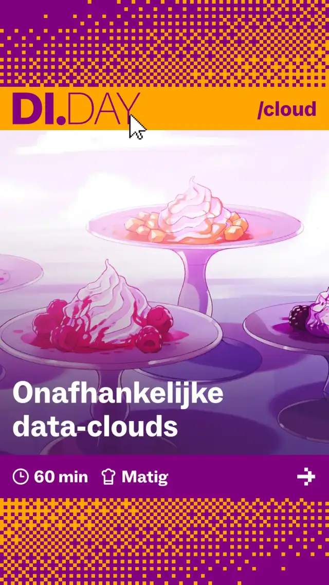 Onafhankelijke data-clouds, 60 min, Matig