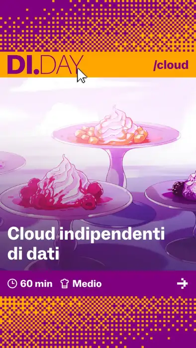 Cloud indipendenti di dati, 60 min, Medio