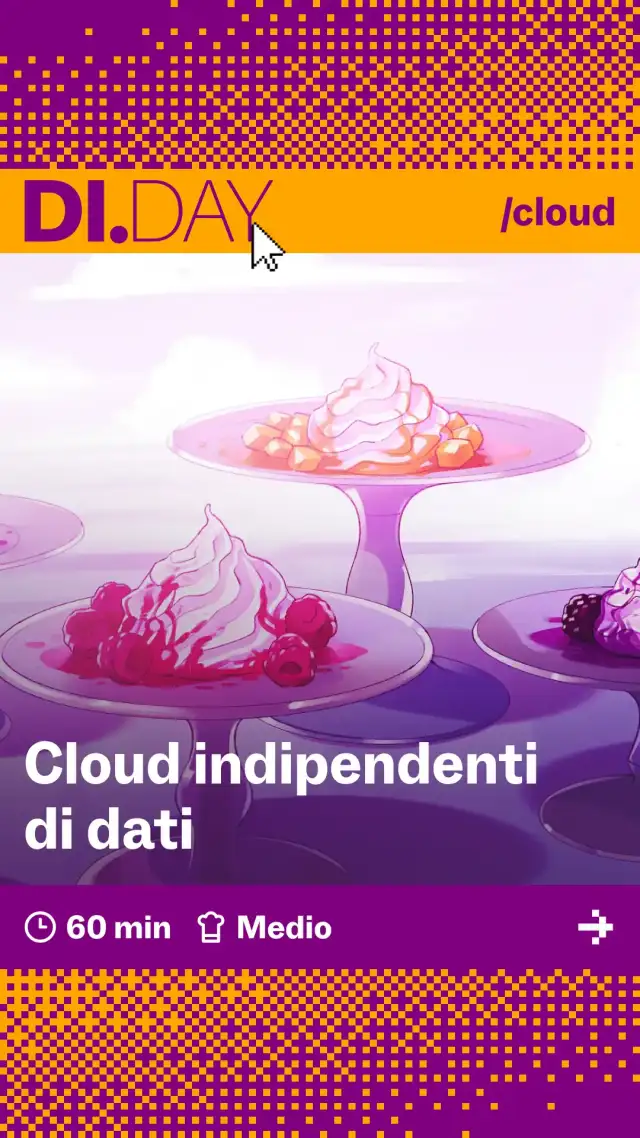 Cloud indipendenti di dati, 60 min, Medio
