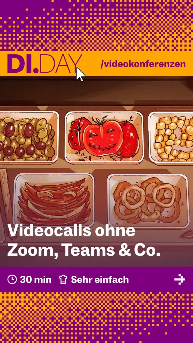 Videocalls ohne Zoom, Teams & Co., 30 min, Sehr einfach