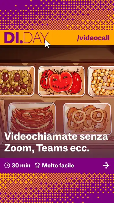 Videochiamate senza Zoom, Teams ecc., 30 min, Molto facile