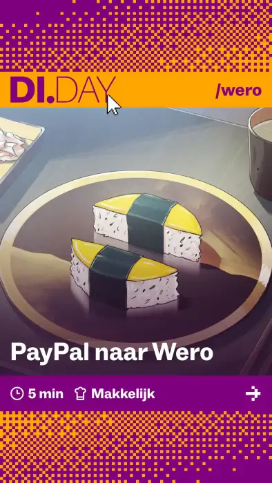 PayPal naar Wero, 5 min, Makkelijk