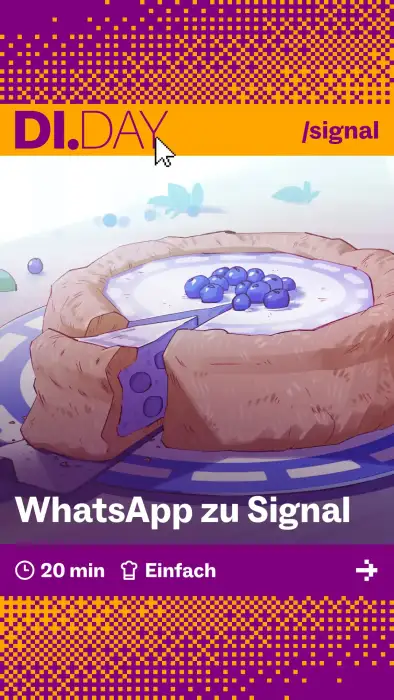 WhatsApp zu Signal, 20 min, Einfach
