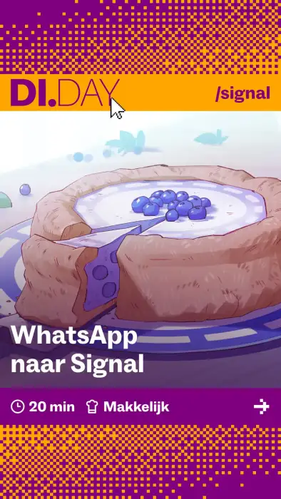 WhatsApp naar Signal, 20 min, Makkelijk