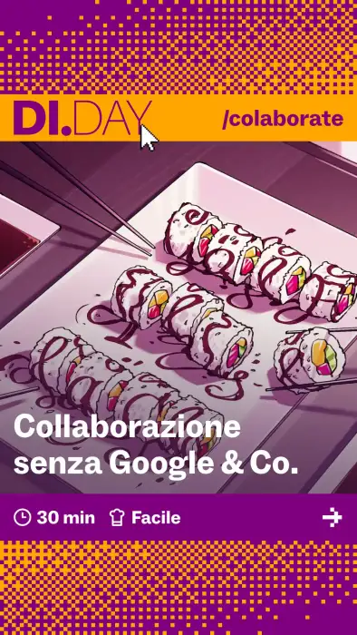 Collaborazione senza Google & Co., 30 min, Facile