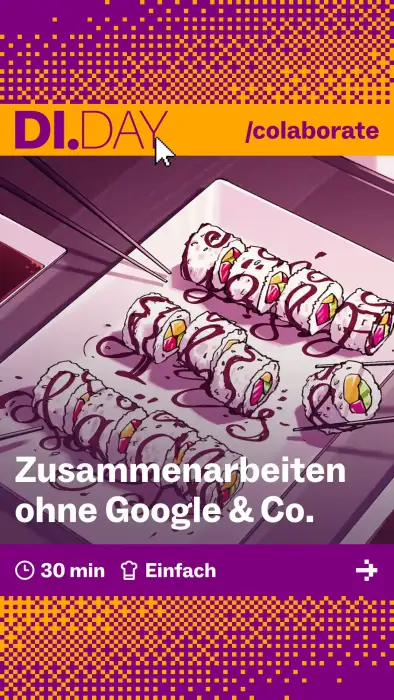 Zusammenarbeiten ohne Google & Co., 30 min, Einfach